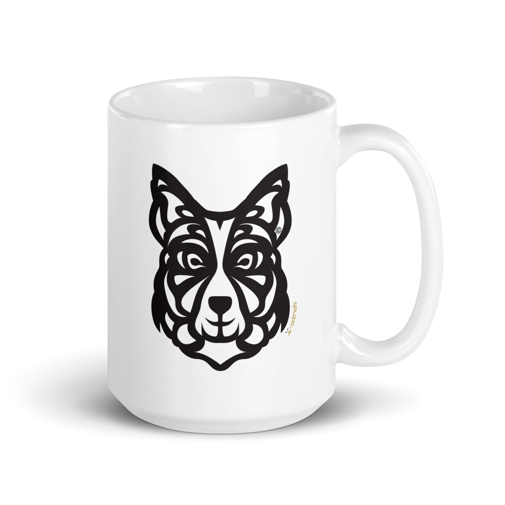 Caneca Border Collie - Tribal i-animals