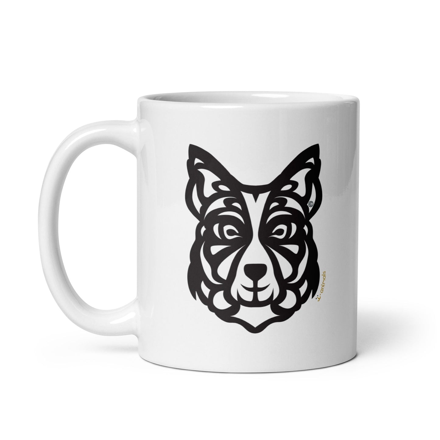 Caneca Border Collie - Tribal i-animals