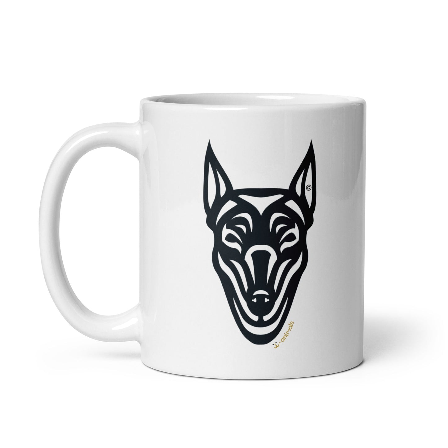 Caneca Doberman - Tribal i-animals