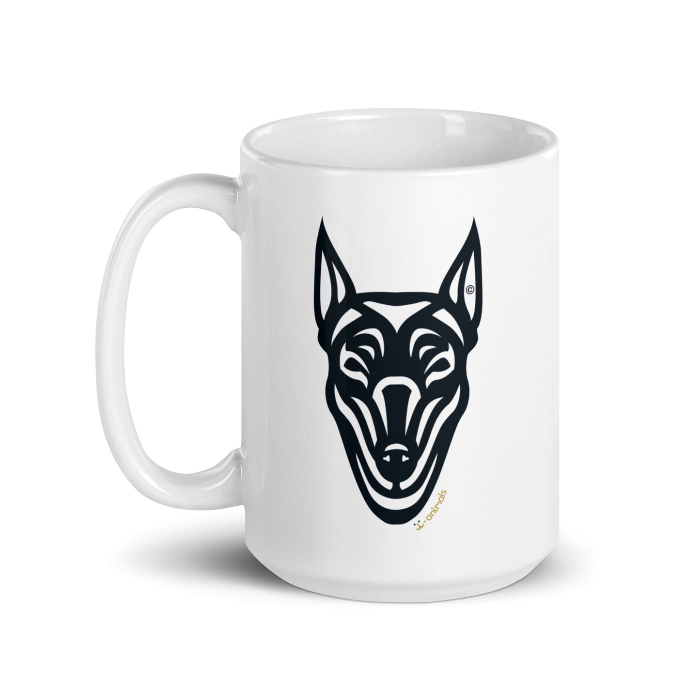 Caneca Doberman - Tribal i-animals