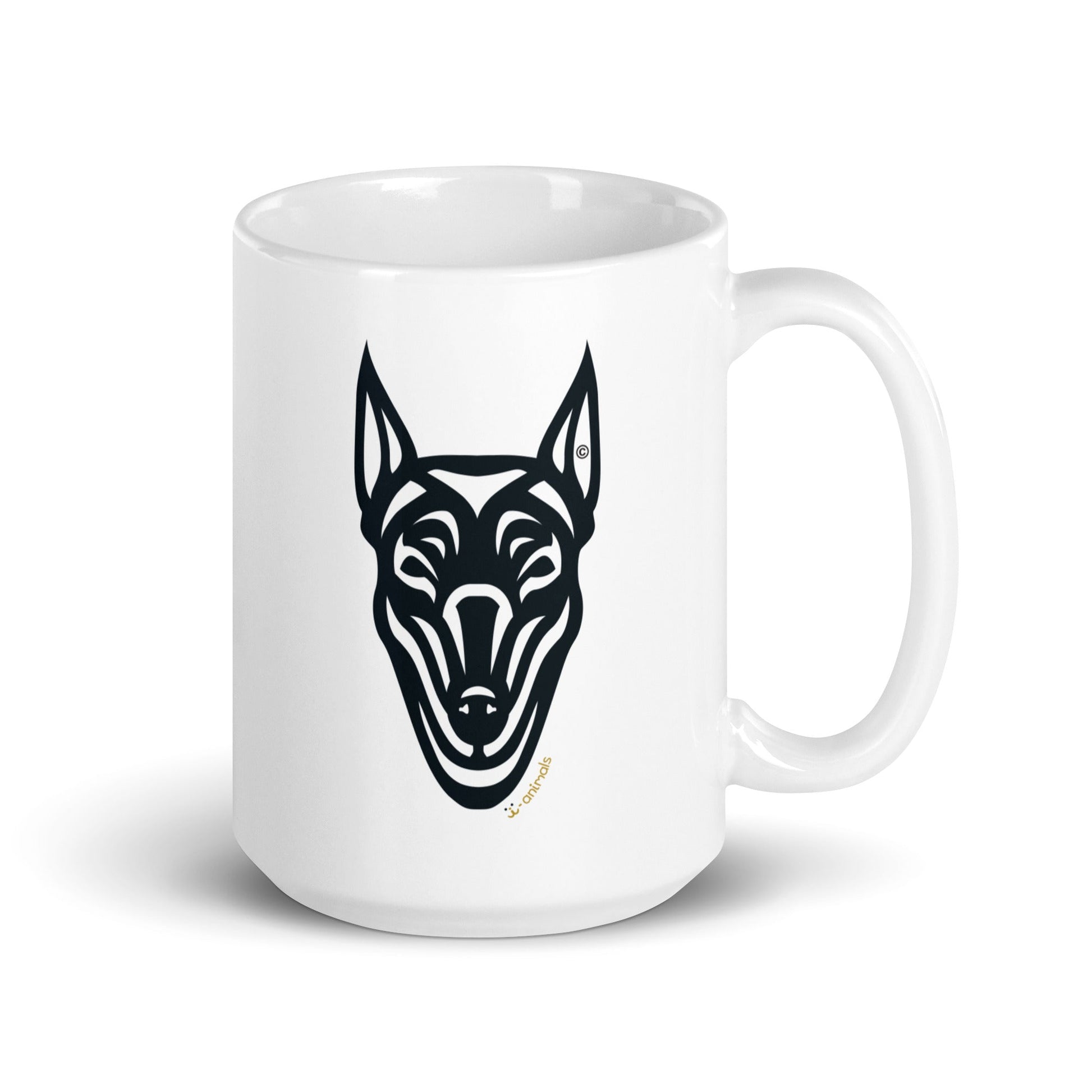 Caneca Doberman - Tribal i-animals