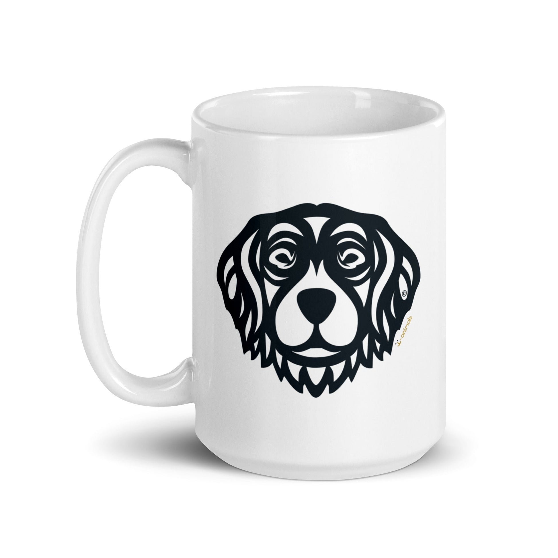 Caneca Golden Retriever - Tribal i-animals