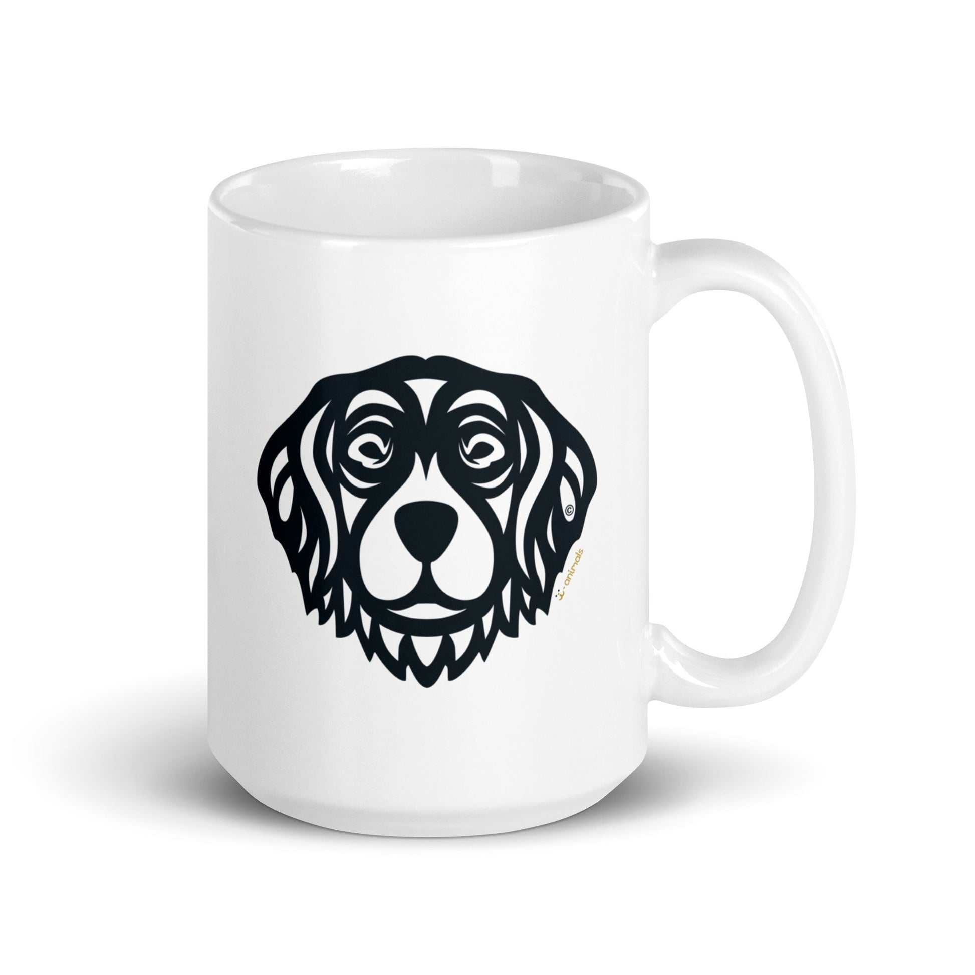 Caneca Golden Retriever - Tribal i-animals