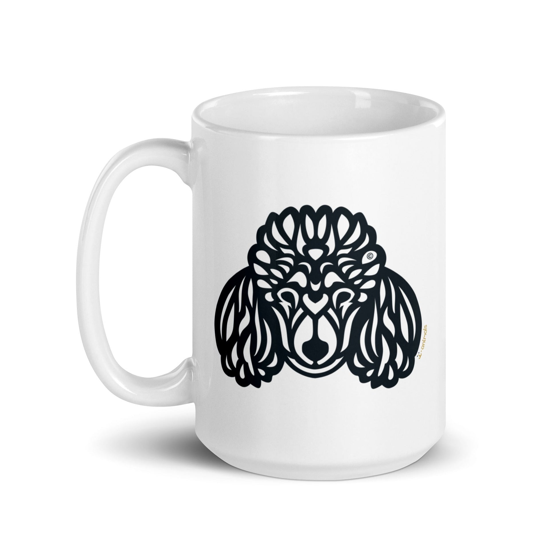 Caneca Poodle - Tribal i-animals