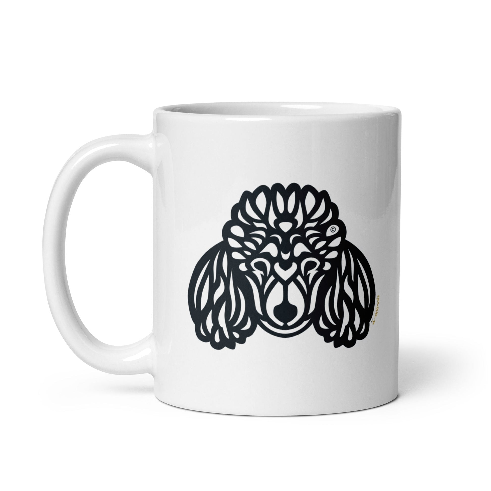 Caneca Poodle - Tribal i-animals