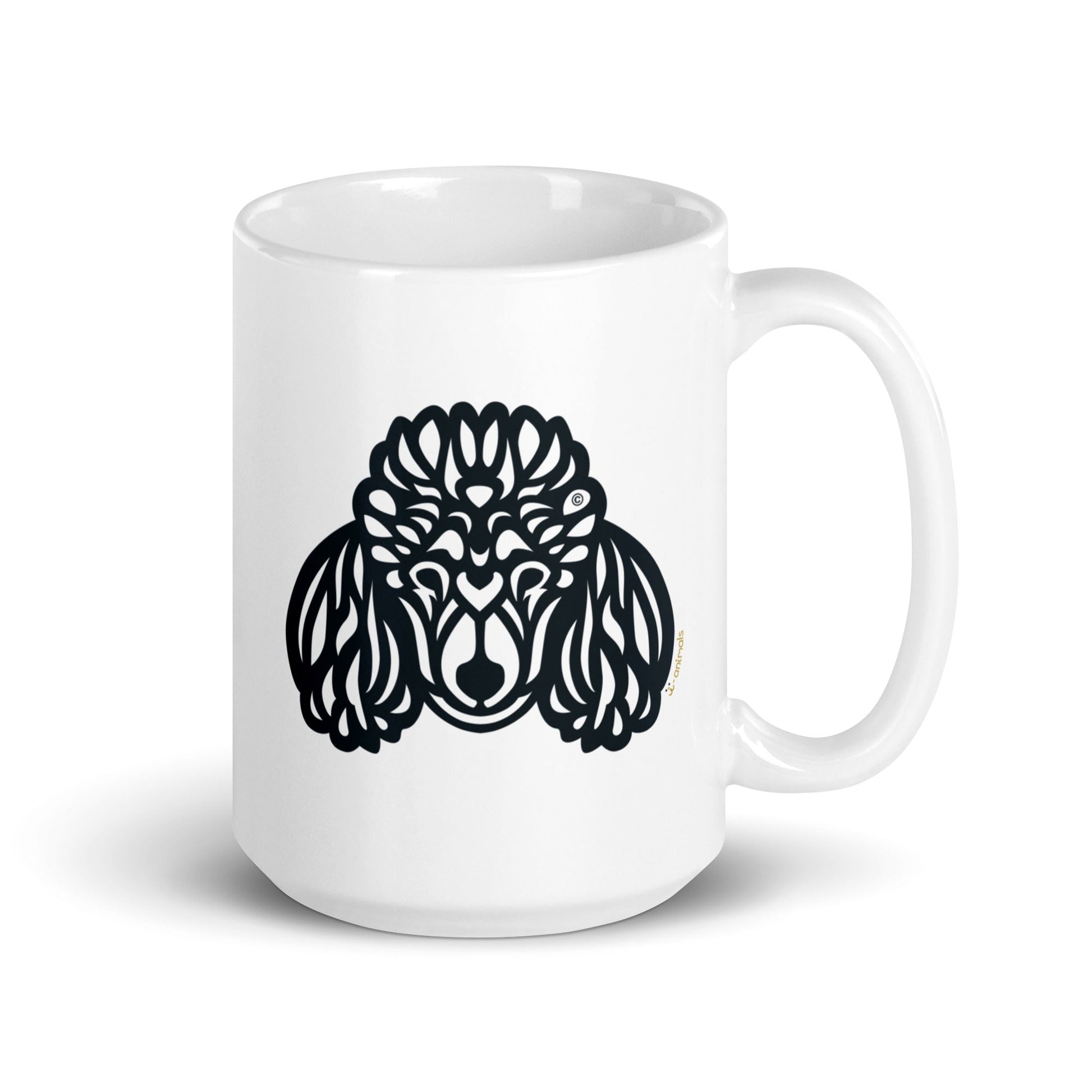 Caneca Poodle - Tribal i-animals