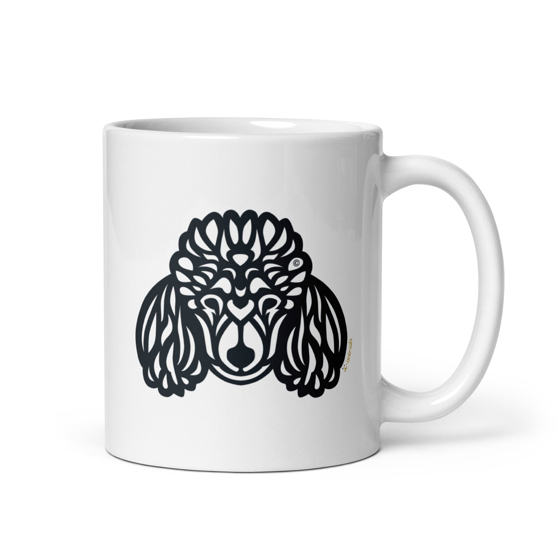 Caneca Poodle - Tribal i-animals