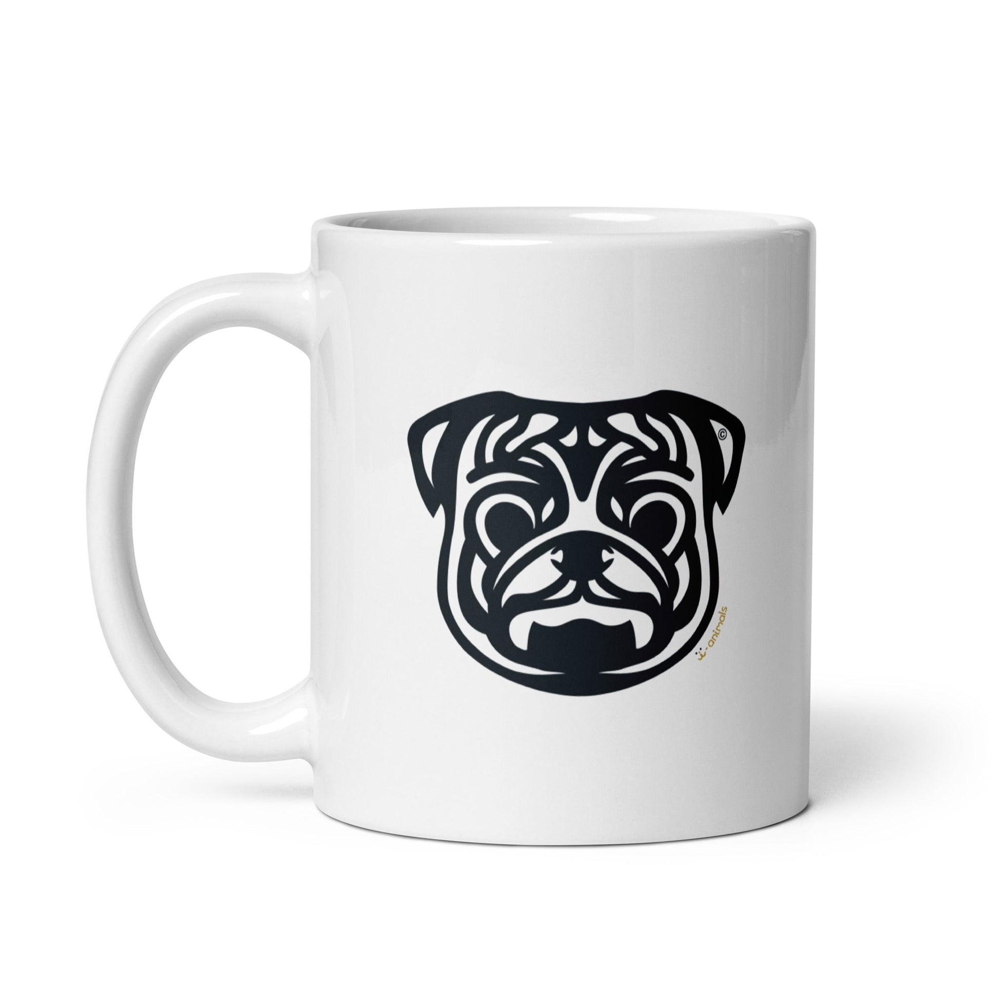 Caneca Pug - Tribal i-animals