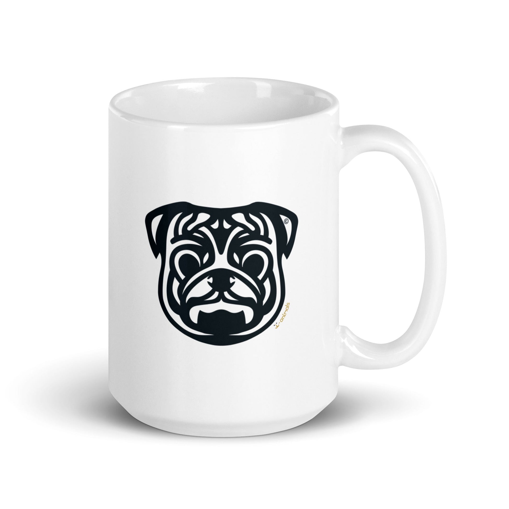 Caneca Pug - Tribal i-animals