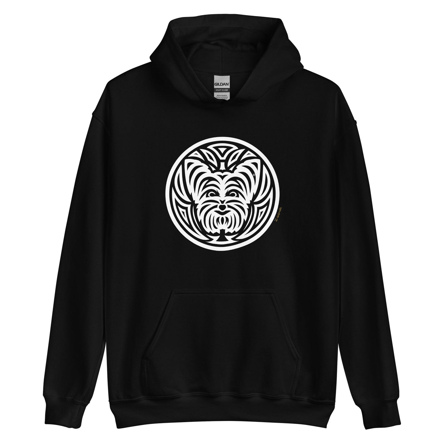 Moletom com capuz unissex - Yorkshire - Tribal i-animals