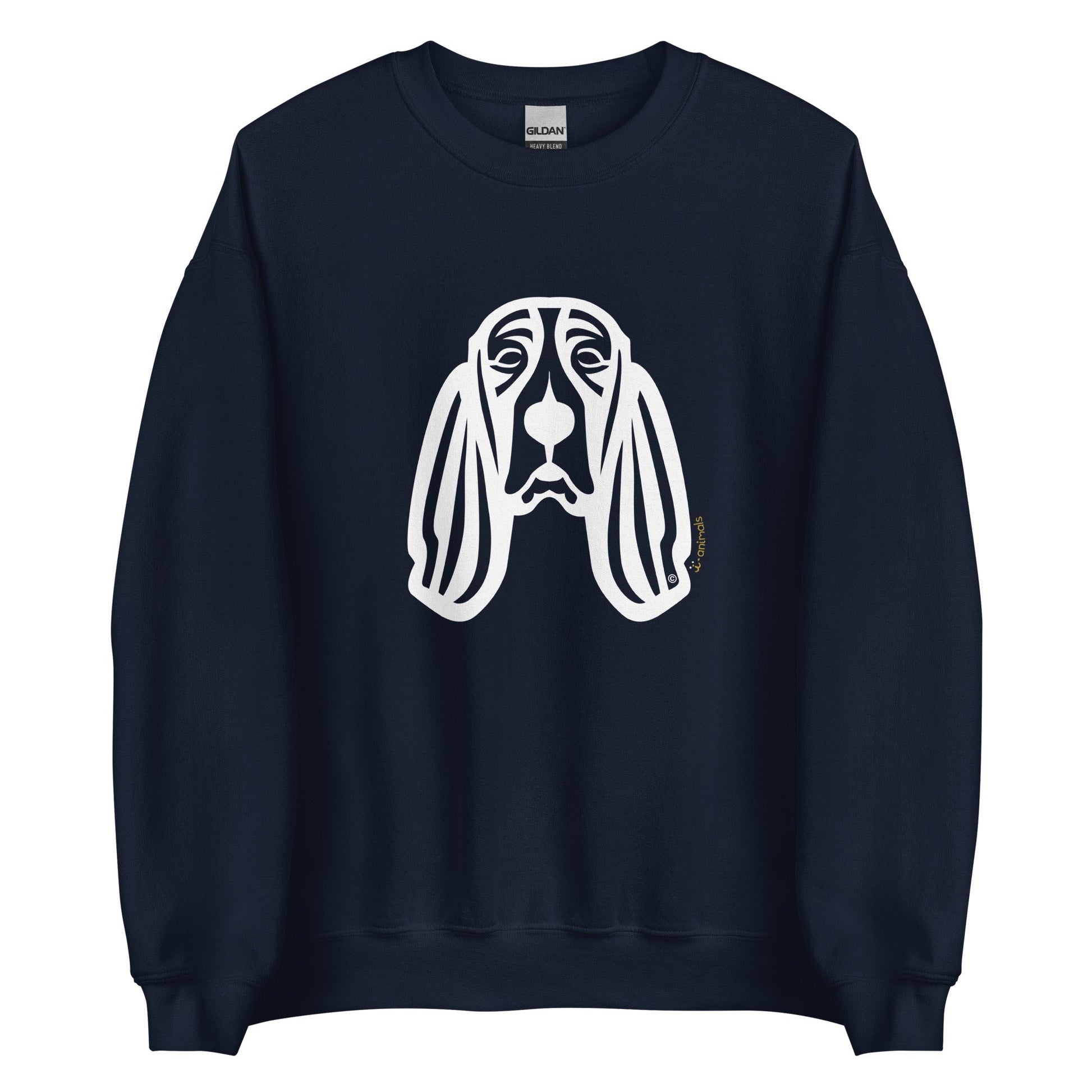 Moletom unissex - Basset Hound - Tribal i-animals