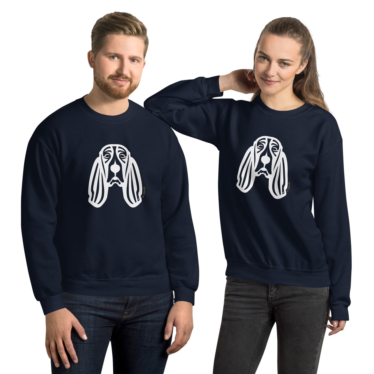 Moletom unissex - Basset Hound - Tribal i-animals
