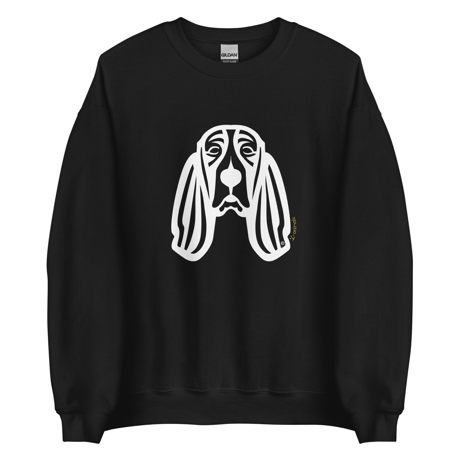 Moletom unissex - Basset Hound - Tribal i-animals
