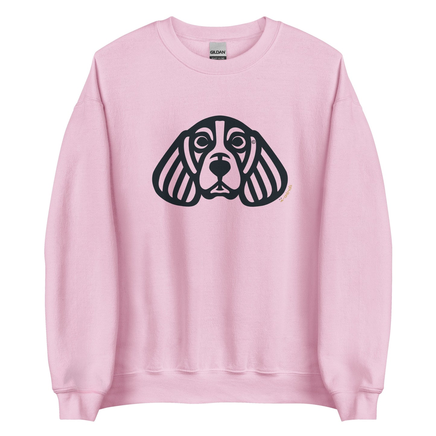 Moletom unissex - Beagle - Tribal - Cores Claras i-animals