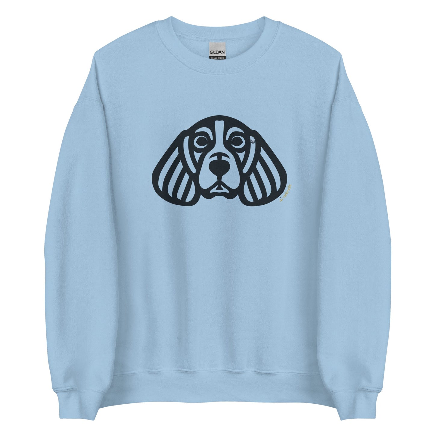 Moletom unissex - Beagle - Tribal - Cores Claras i-animals