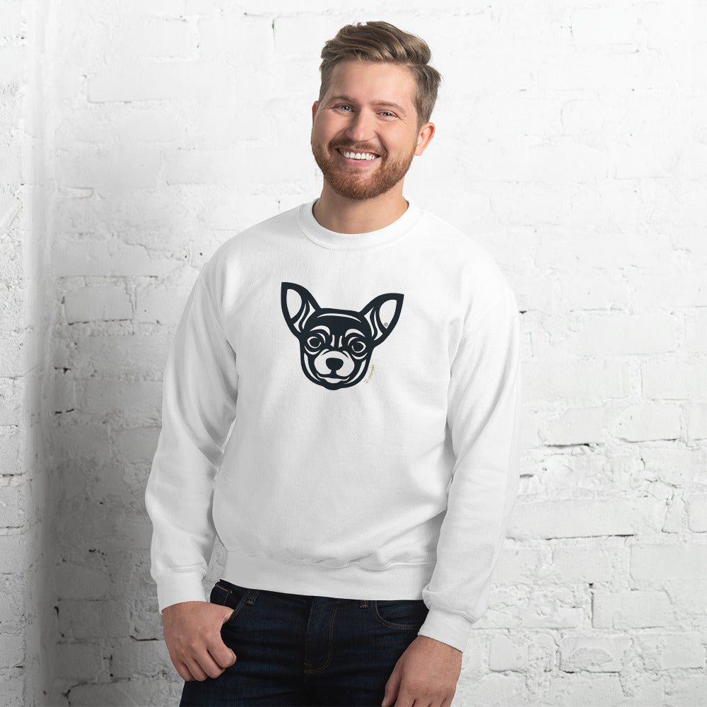 Moletom unissex - Chihuahua - Tribal - Cores Claras i-animals