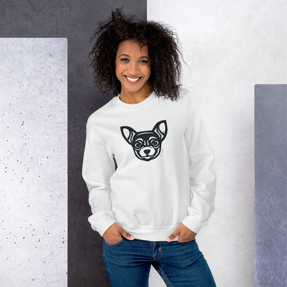 Moletom unissex - Chihuahua - Tribal - Cores Claras i-animals