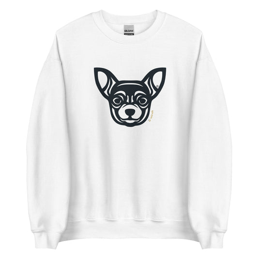 Moletom unissex - Chihuahua - Tribal - Cores Claras i-animals