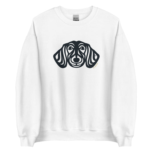 Moletom unissex -  Dachshund - Tribal - Cores Claras i-animals
