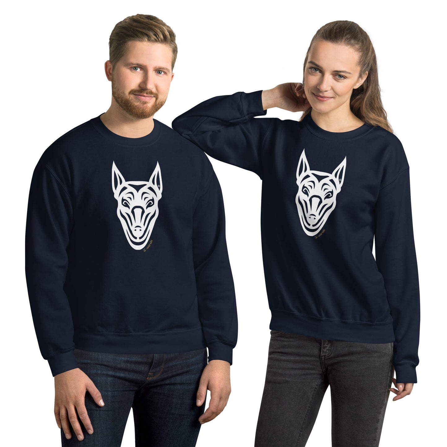 Moletom unissex - Doberman - Tribal i-animals