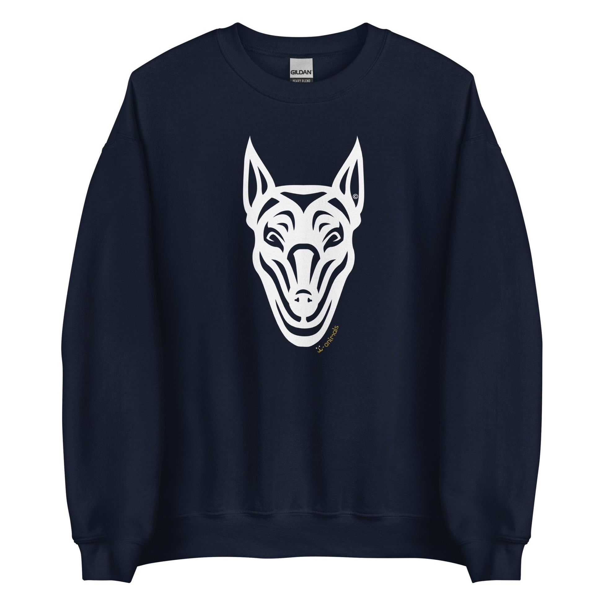 Moletom unissex - Doberman - Tribal i-animals