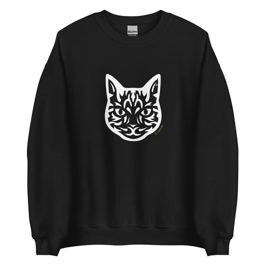 Moletom unissex - Gato Tigrado - Tribal i-animals