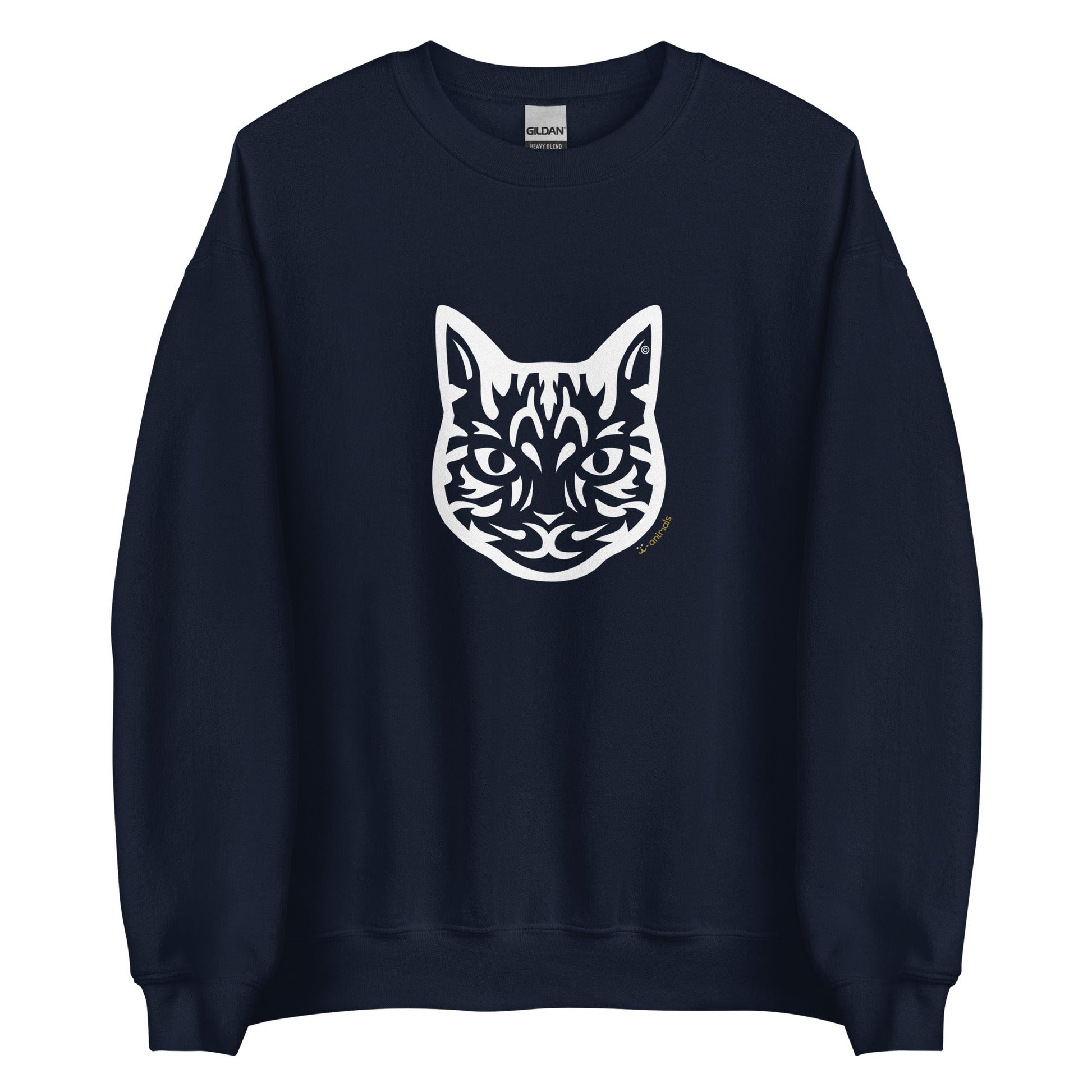 Moletom unissex - Gato Tigrado - Tribal i-animals