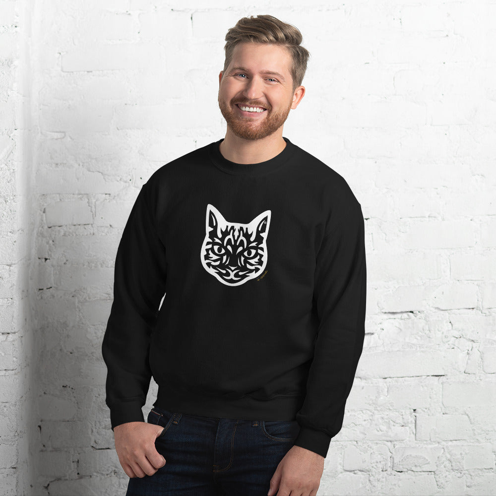 Moletom unissex - Gato Tigrado - Tribal i-animals