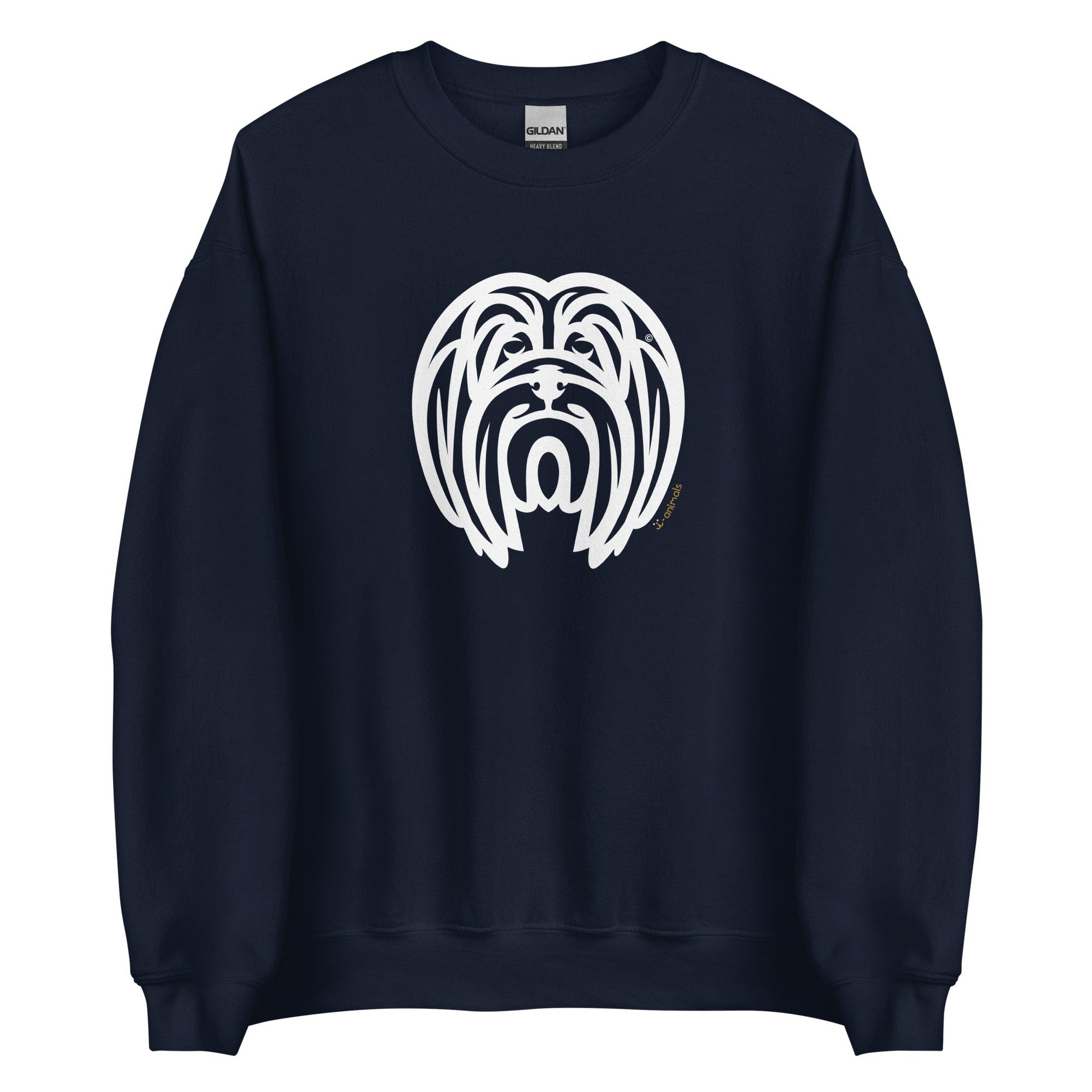 Moletom unissex - Lhasa Apso - Tribal i-animals