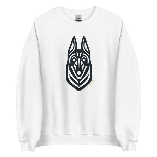 Moletom unissex - Malinois - Tribal - Cores Claras i-animals