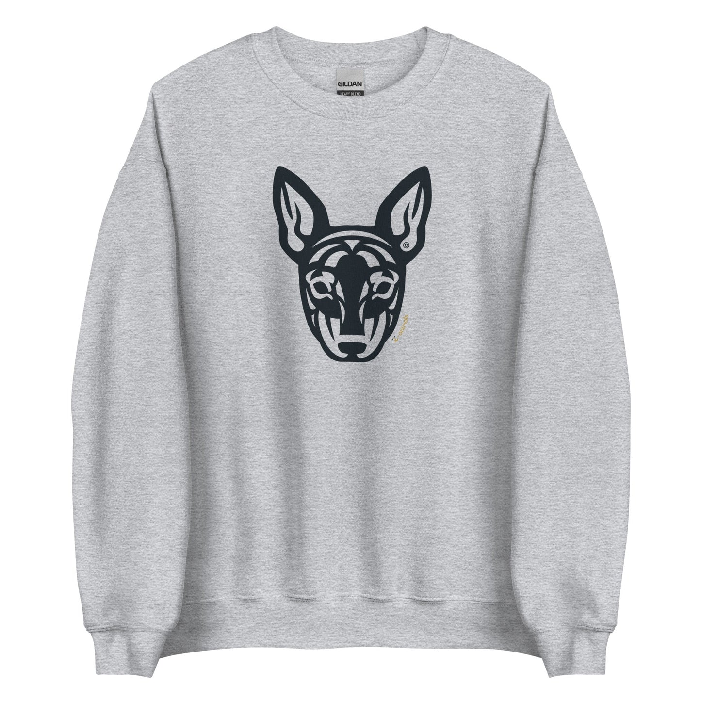 Moletom unissex - Pinscher- Tribal - Cores Claras i-animals