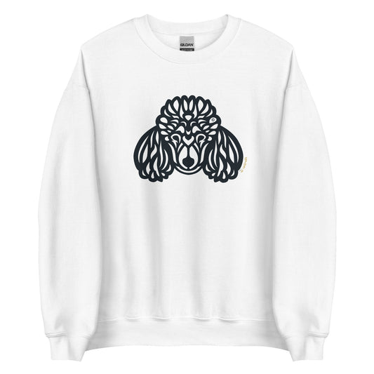 Moletom unissex - Poodle - Tribal - Cores Claras i-animals