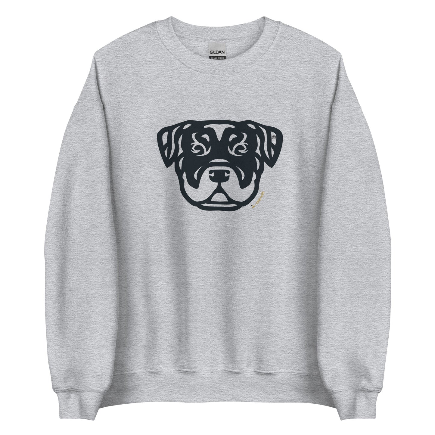 Moletom unissex - Rottweiler - Tribal - Cores Claras i-animals