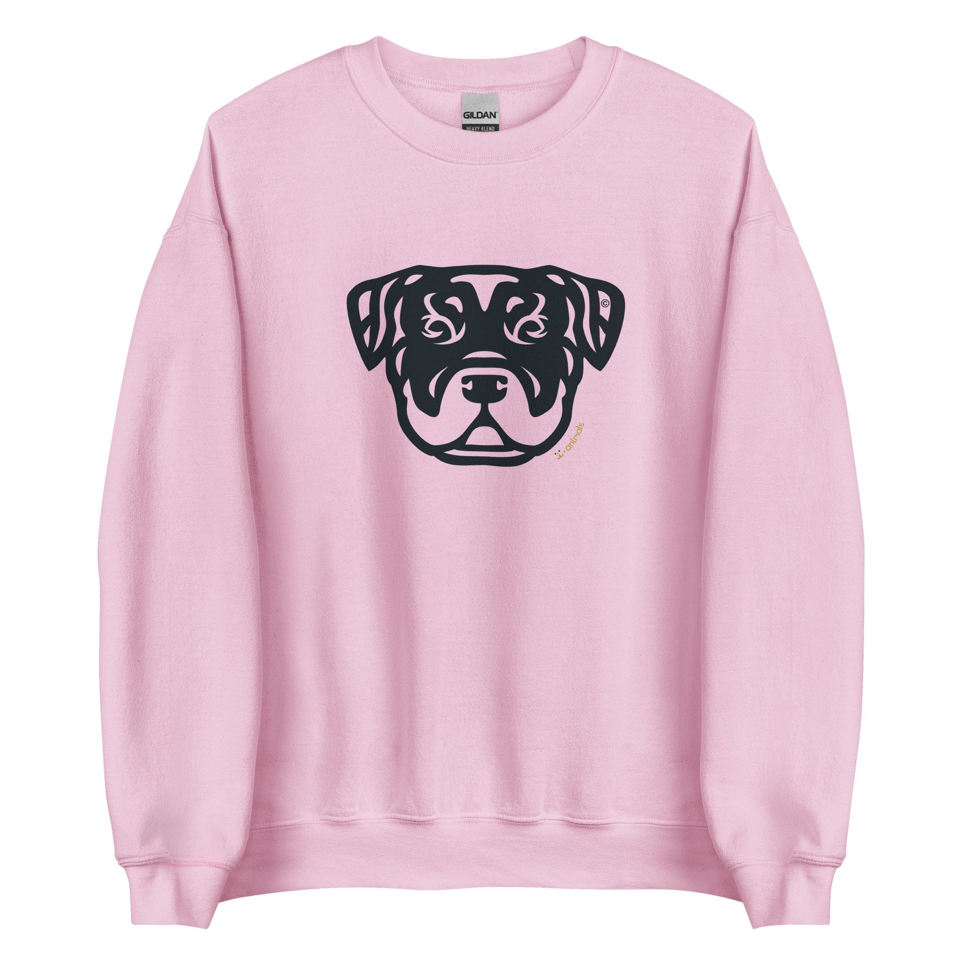 Moletom unissex - Rottweiler - Tribal - Cores Claras i-animals