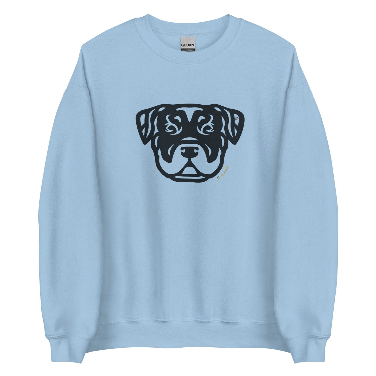 Moletom unissex - Rottweiler - Tribal - Cores Claras i-animals