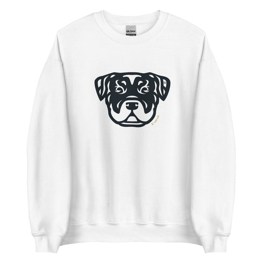 Moletom unissex - Rottweiler - Tribal - Cores Claras i-animals