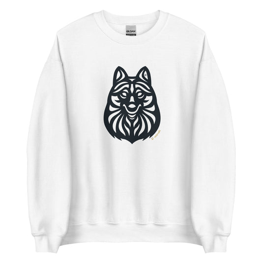 Moletom unissex - Schipperke - Tribal - Cores Claras i-animals