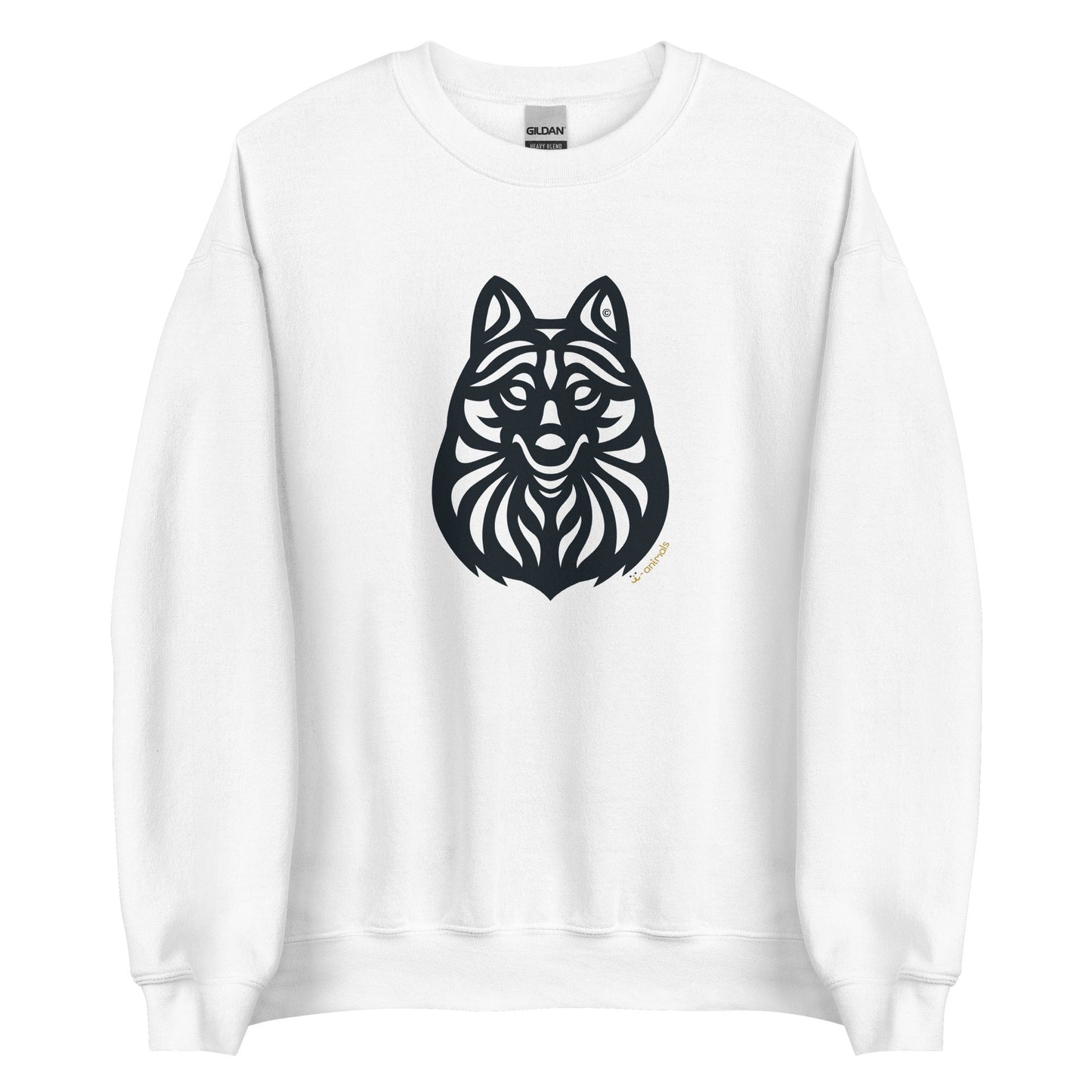 Moletom unissex - Schipperke - Tribal - Cores Claras i-animals