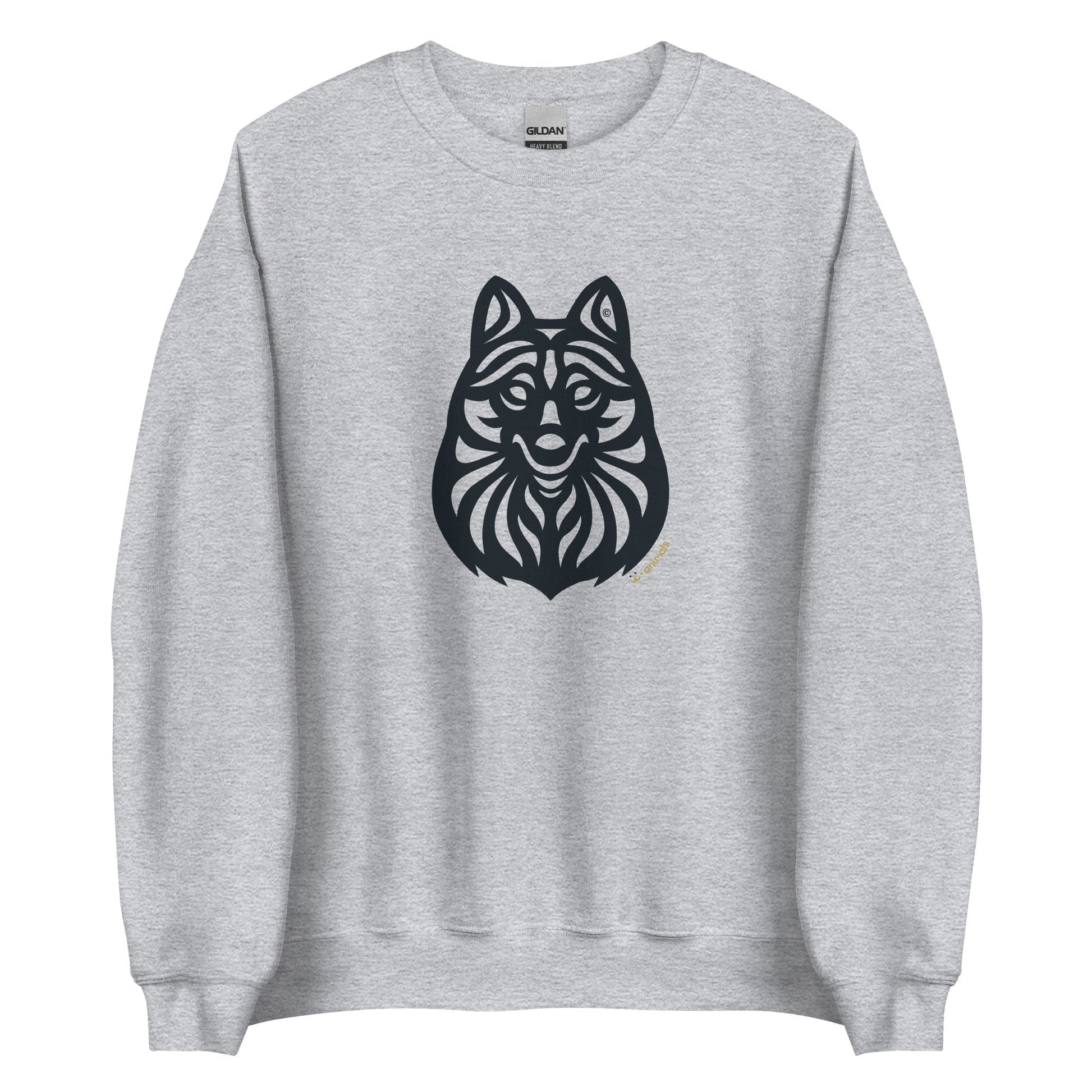 Moletom unissex - Schipperke - Tribal - Cores Claras i-animals