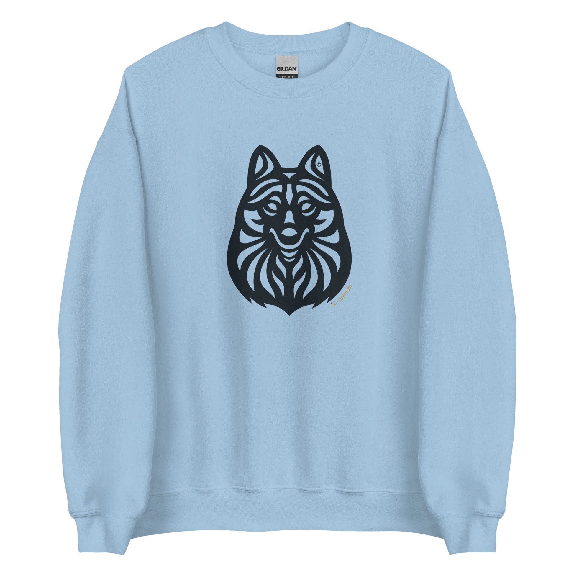 Moletom unissex - Schipperke - Tribal - Cores Claras i-animals