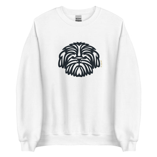 Moletom unissex - Shih Tzu - Tribal - Cores Claras i-animals