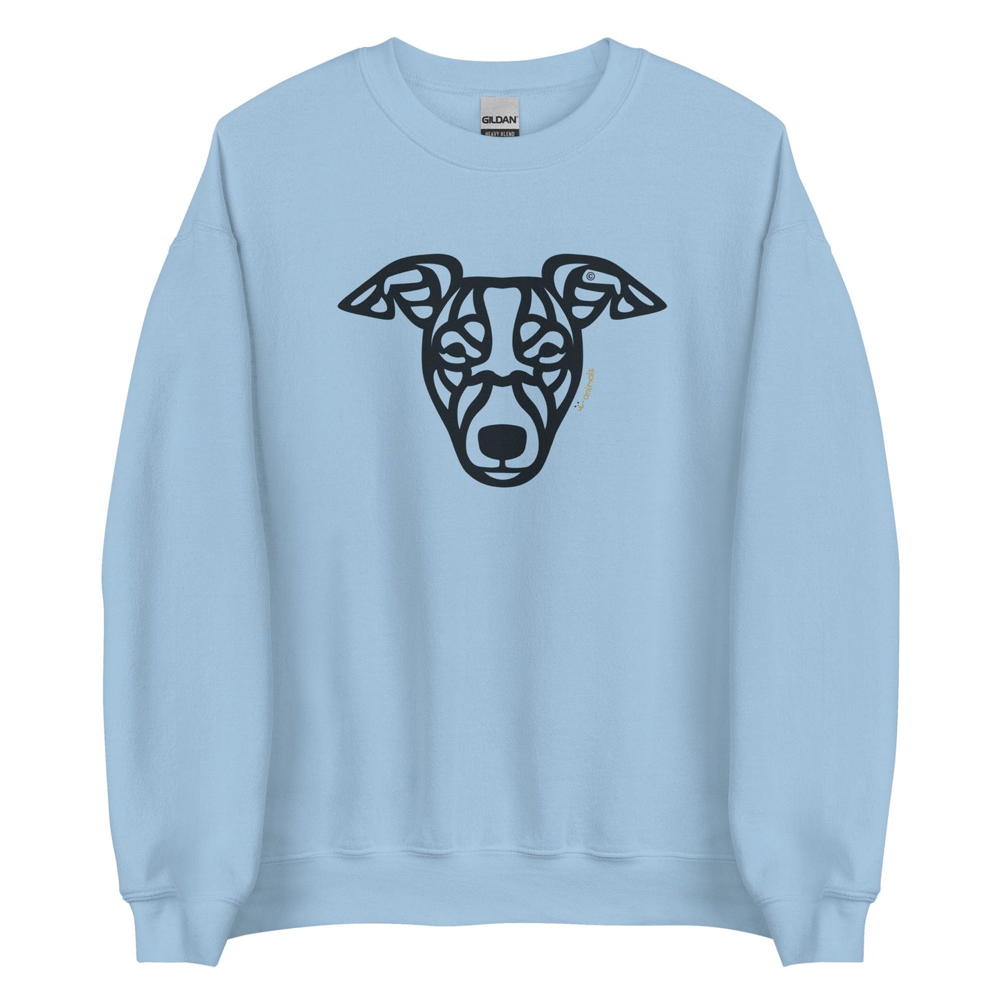 Moletom unissex - Whippet - Tribal - Cores Claras i-animals