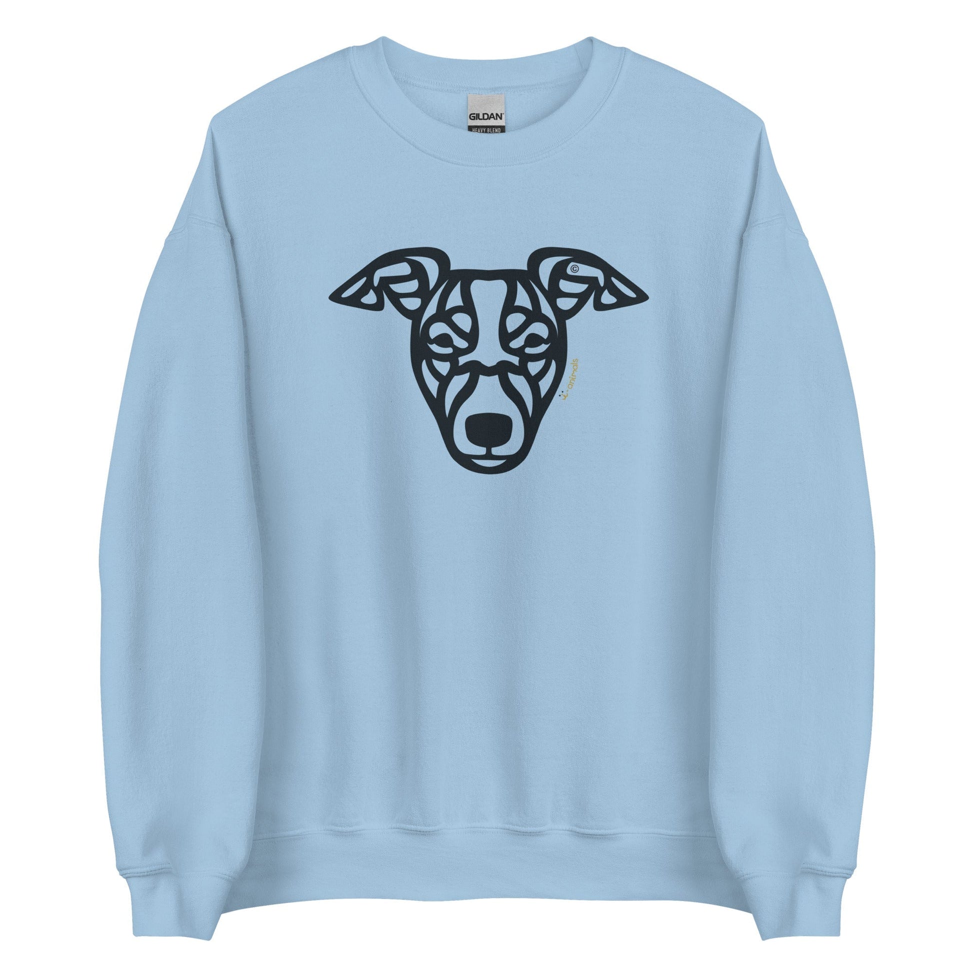 Moletom unissex - Whippet - Tribal - Cores Claras i-animals