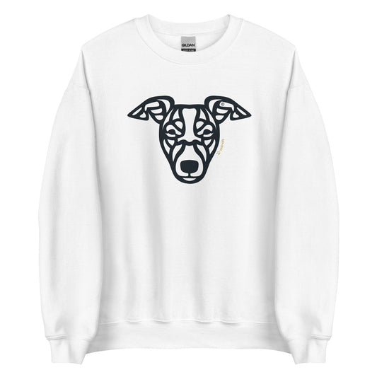 Moletom unissex - Whippet - Tribal - Cores Claras i-animals