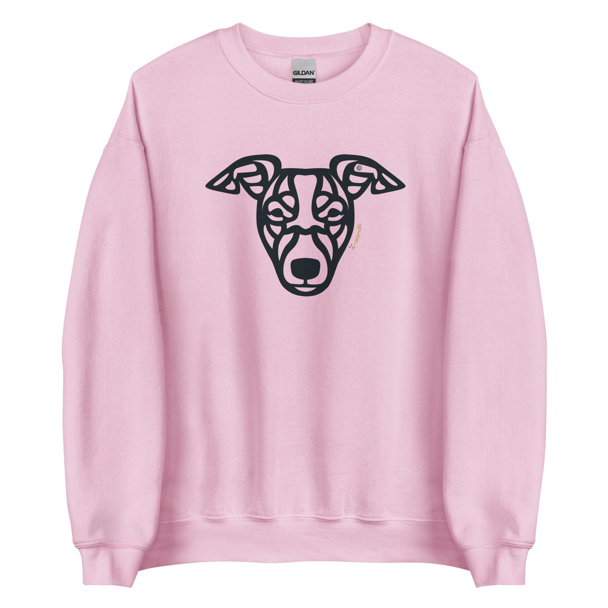 Moletom unissex - Whippet - Tribal - Cores Claras i-animals