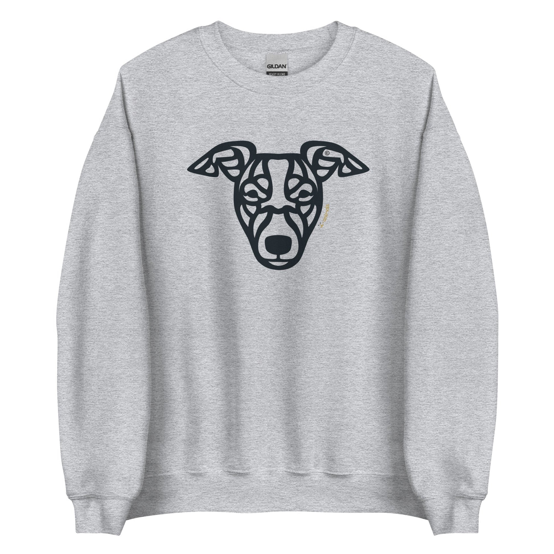 Moletom unissex - Whippet - Tribal - Cores Claras i-animals