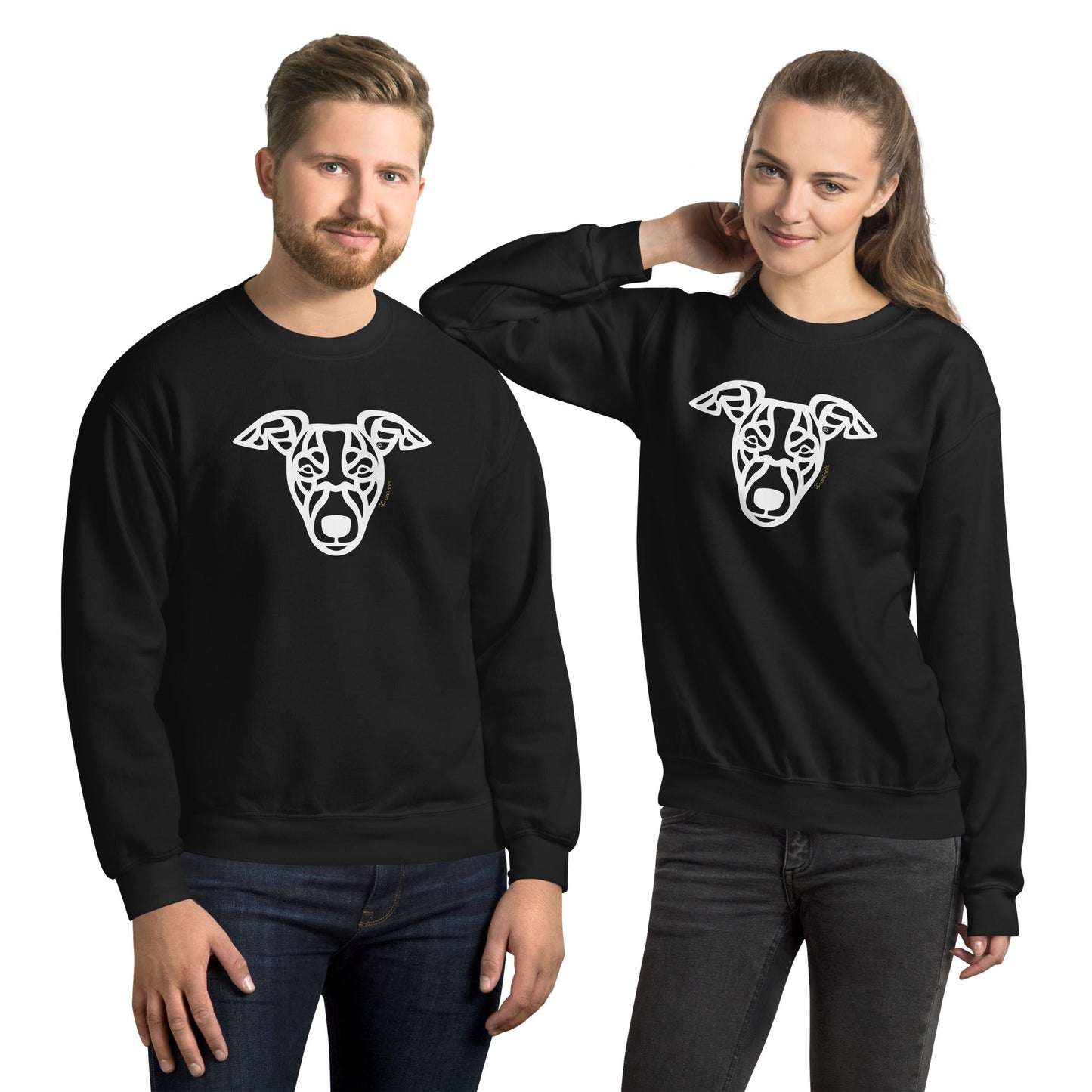 Moletom unissex - Whippet - Tribal i-animals