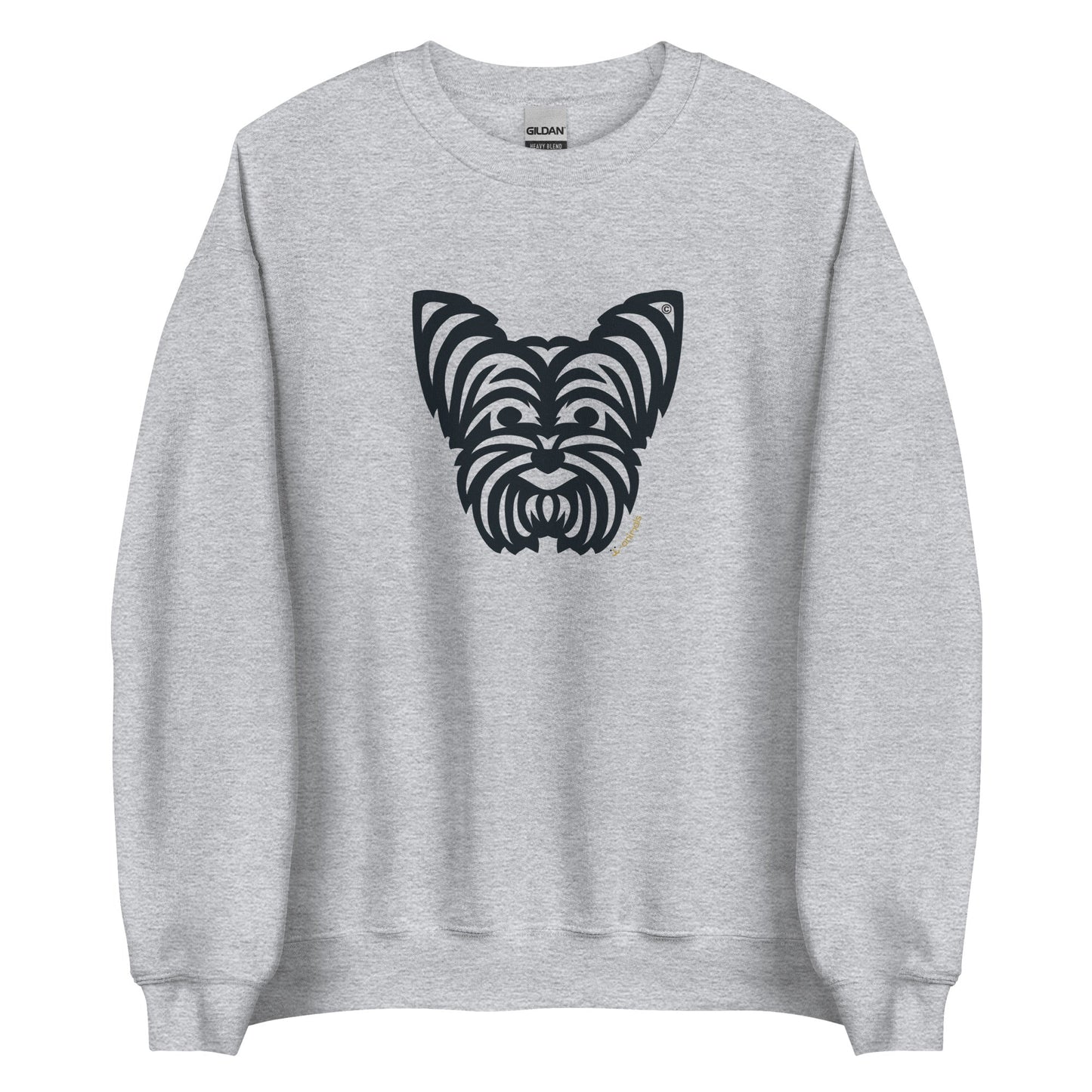 Moletom unissex - Yorkshire - Tribal - Cores Claras i-animals