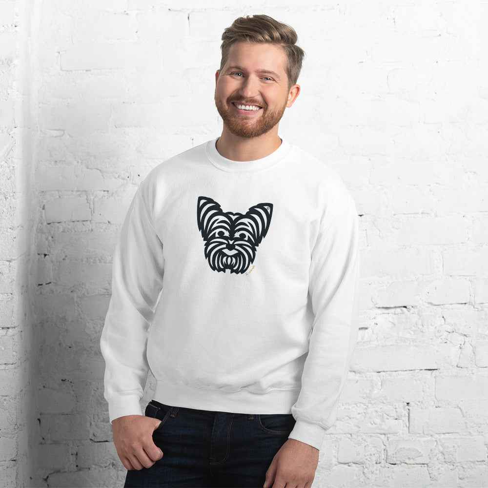 Moletom unissex - Yorkshire - Tribal - Cores Claras i-animals