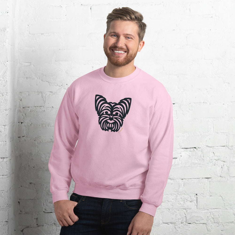 Moletom unissex - Yorkshire - Tribal - Cores Claras i-animals